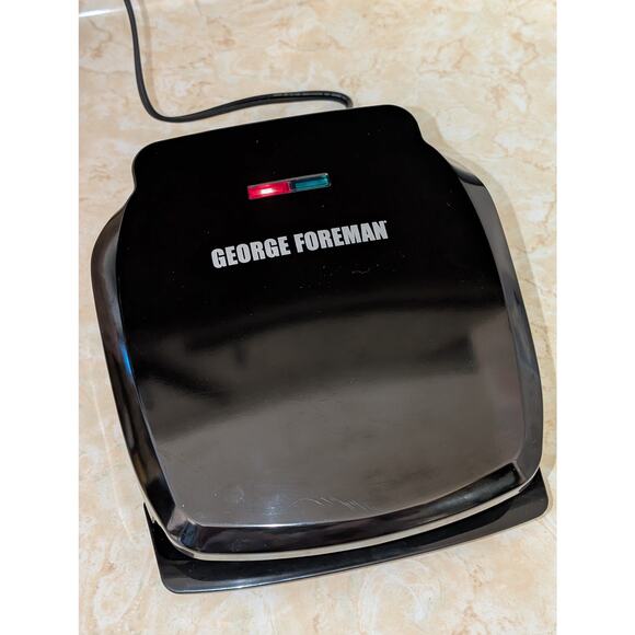 George Foreman Non-Stick 2-Serving Grilling Machine & Panini Press #GR320FBC - Picture 8 of 9